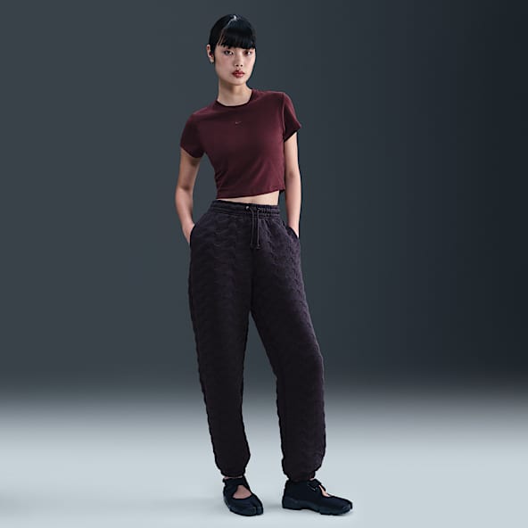 Nike Sportswear Phoenix Fleece Pantalon en jacquard oversize à taille haute pour femme