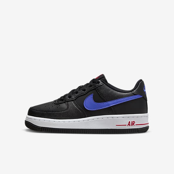 Schwarze Air Force 1 Schuhe. Nike DE