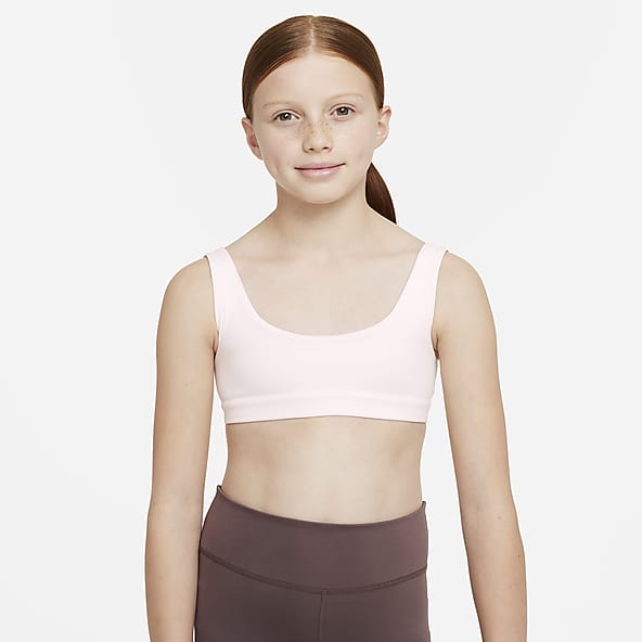Extended Sizes Pink Nike Alate Sports Bras.