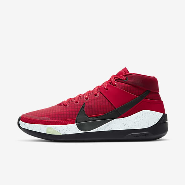 red and black nike shoes