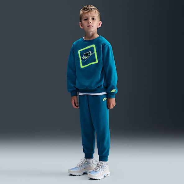 Nike Glow With Me Nike Glow With Me Little Kids' Lightweight Fleece 2-Piece Crew Set