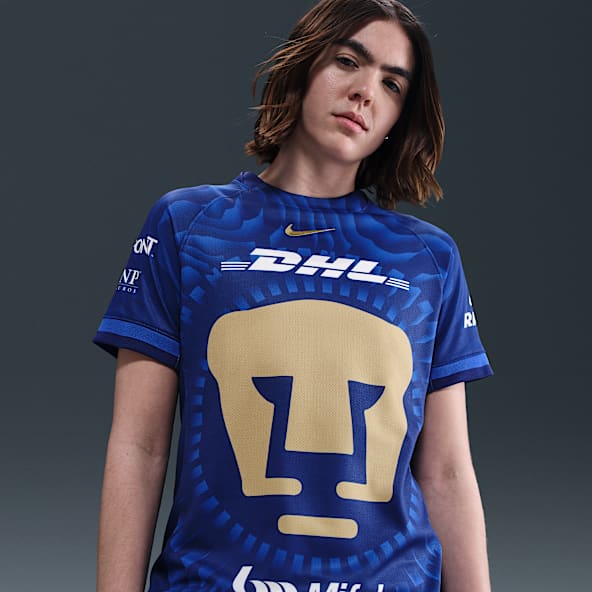 Pumas UNAM visitante 2025/26 Stadium Jersey de fútbol Nike Dri-FIT Replica para mujer
