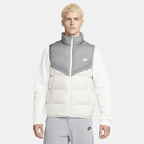 Gilet gris hot sale nike homme
