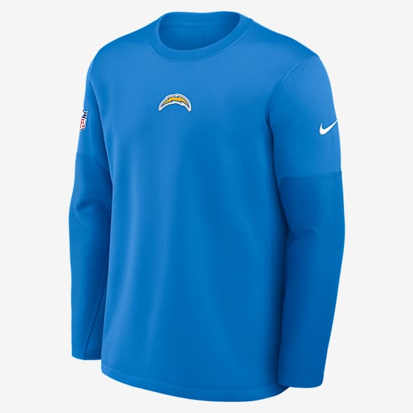 Los Angeles Chargers Scripted To Win Sideline Coach Playera de manga larga Nike Therma-FIT de la NFL para hombre