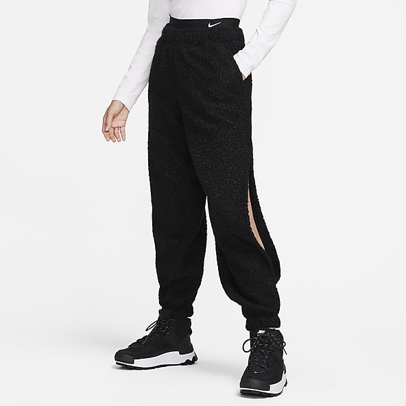Nike Women's Sportswear Club Fleece Leopard Pants / Black