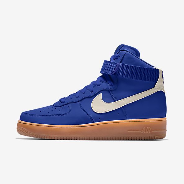 air force 1 white and blue mens