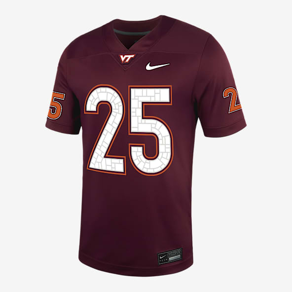 Virginia Tech Jersey de fútbol americano universitario Nike Replica para hombre