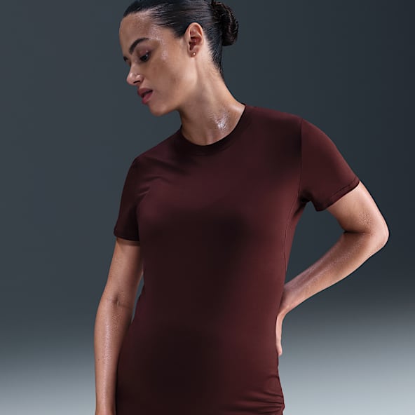 Nike (M) One Women's Dri-FIT Slim-Fit Short-Sleeve Top (Maternity)