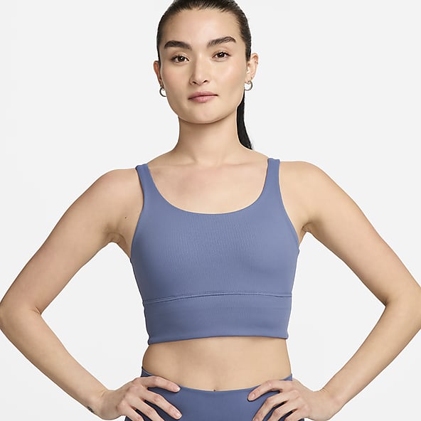 Nike Women's Indy Feature Femme Ruffle Sports Bra Light Aqua Blue Size –  The Uber Shop Retail Store