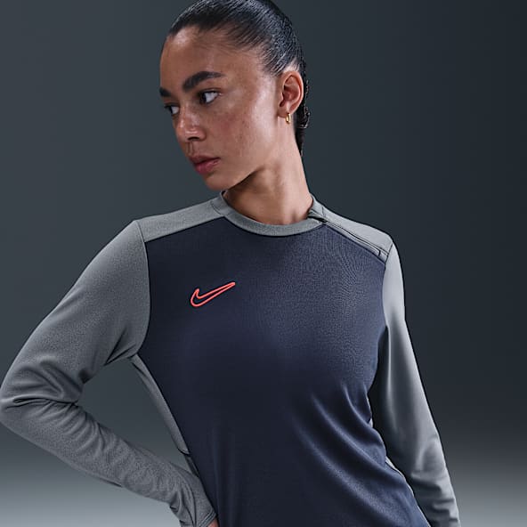 Nike Academy Women's Dri-FIT Crew-Neck Long-Sleeve Soccer Top