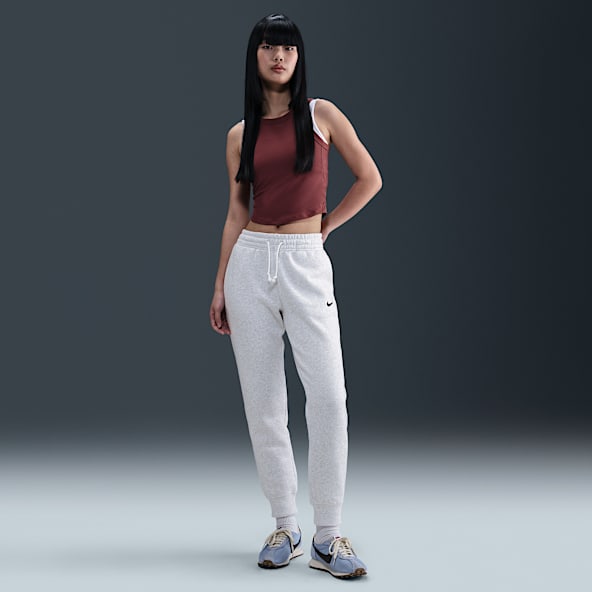 Nike Sportswear Phoenix Fleece Joggingbroek met halfhoge taille voor dames