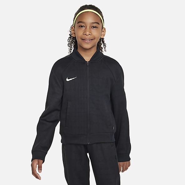  Nike Girl's NSW Tricot Track Suit (Little Kids/Big Kids)  Black/White SM (8 Big Kids) : Clothing, Shoes & Jewelry