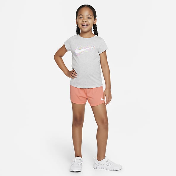 Nike Little Kids' Swoosh Pop Tee & Mesh Shorts Set