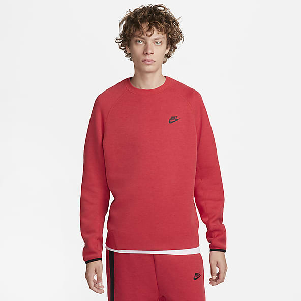 Nike Mens Club Crew Neck Sweatshirt - Red