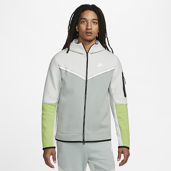 gray nike pull over
