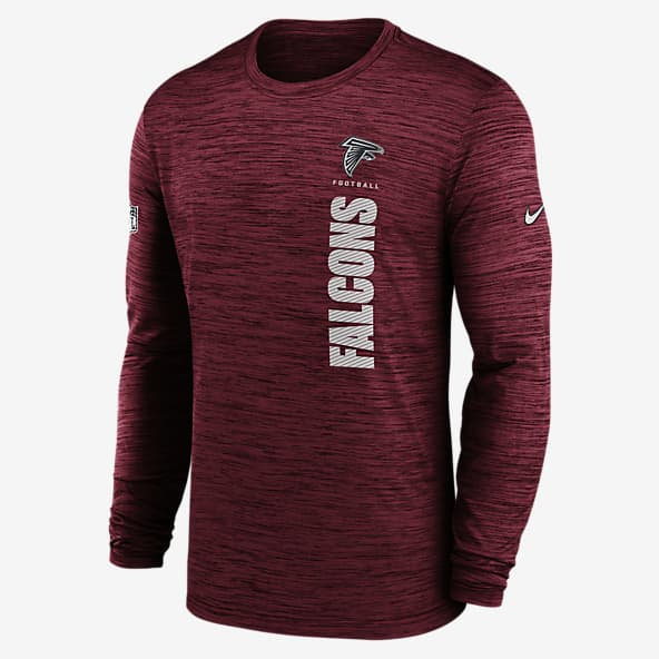Atlanta Falcons Sideline Velocity Playera de manga larga Nike Dri-FIT de la NFL para hombre