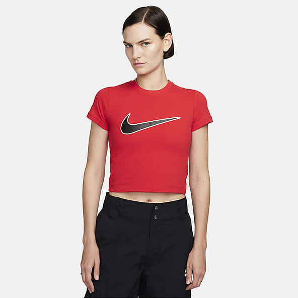 Women's Red Tops & T-Shirts. Nike AU