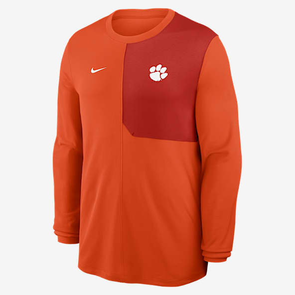 Clemson Sideline Coach Men's Nike Dri-FIT College Long-Sleeve Top