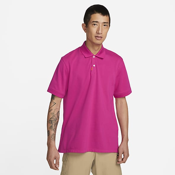 Mens Pink Lifestyle Polos. Nike.com
