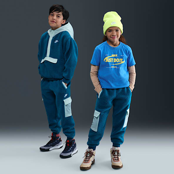 Nike Sportswear Club Fleece Pants cargo para niños talla grande
