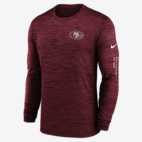 San Francisco 49ers Gym Red Wordmark Dri-Fit Hoodie by Nike