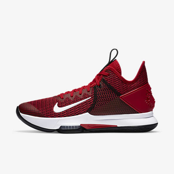 women's red and black nike shoes