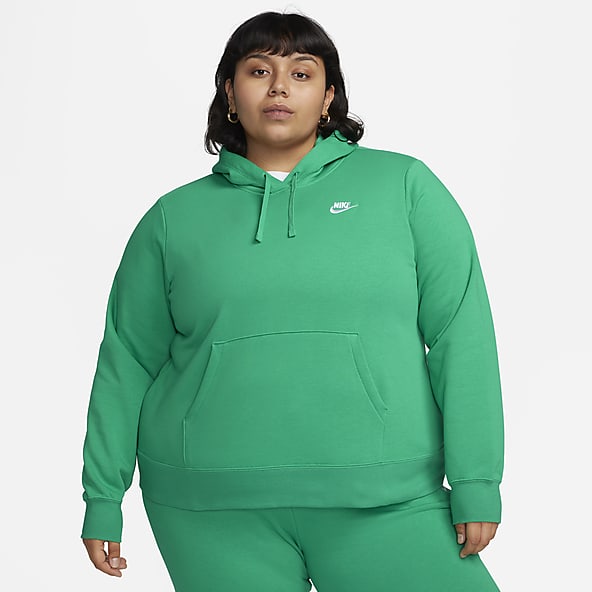 Nike Dri-FIT One Women's Full-Zip French Terry Hoodie (Plus Size).