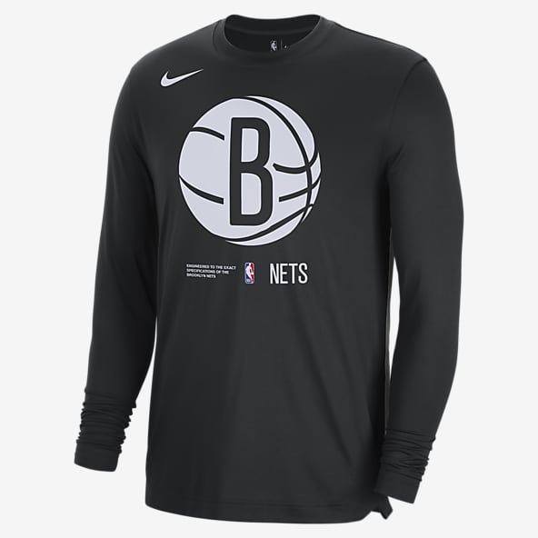Basketball Brooklyn Nets Long Sleeve Shirts. Nike CZ