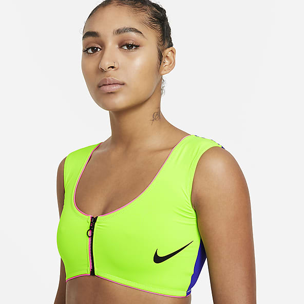nike sports bra swim top