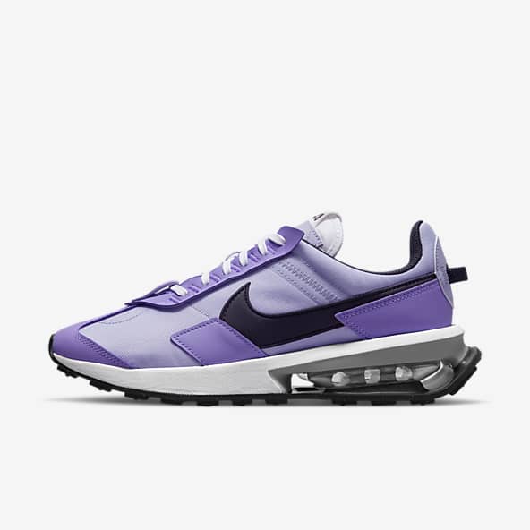 purple and white air max