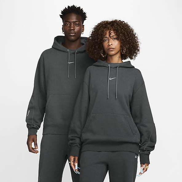 Estandar Gris Sudaderas con gorro. Nike US
