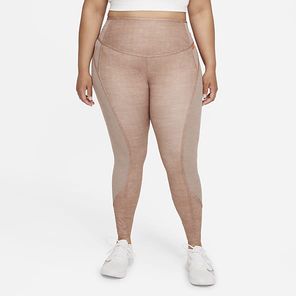 Nike Women's Dri-FIT One Luxe Mid-Rise Leggings (Plus Size) in