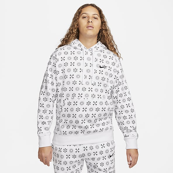 mens white nike pullover