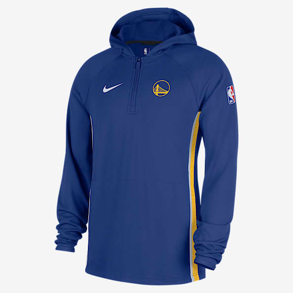 Golden State Warriors Zoned Men's Nike Dri-FIT NBA 1/4-Zip Hoodie