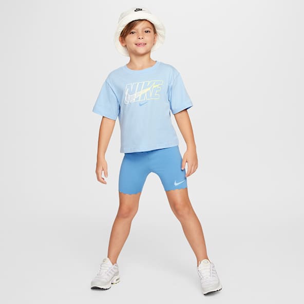Nike Dri-FIT Swoosh Motion Little Kids' 2-Piece Bike Shorts Set