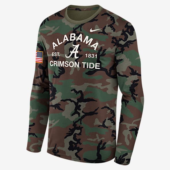 Alabama 2025 Military Appreciation Legend Alabama 2025 Military Appreciation Legend Men's Nike Dri-FIT College Long-Sleeve T-Shirt