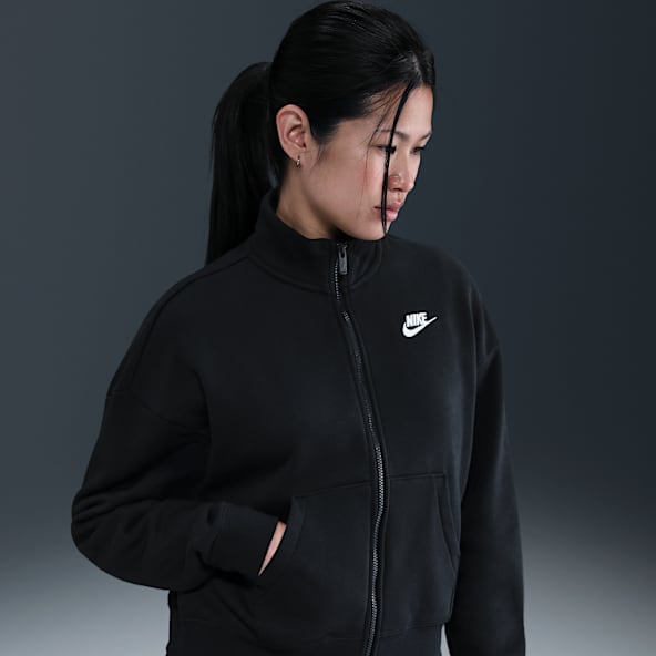 Nike Sportswear Club Fleece Chamarra deportiva holgada para mujer