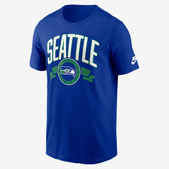 Seattle Seahawks Rewind Front And Back Hit Essential Men's Nike NFL T-Shirt