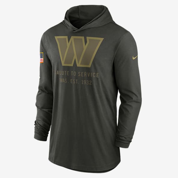 Washington Commanders Salute to Service Sideline Men’s Nike Dri-FIT NFL Long-Sleeve Hooded Top