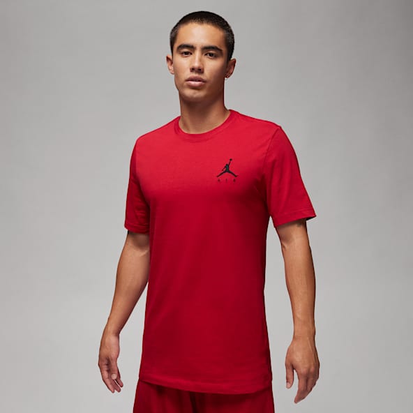 red nike shirt