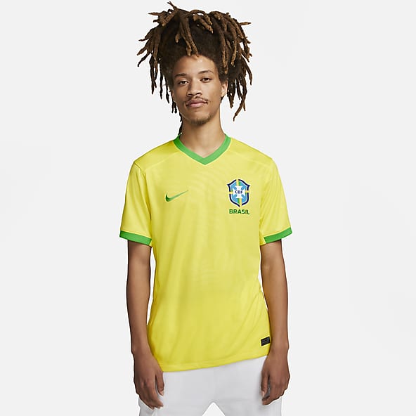 Camiseta 1ª Brasil Match para el Mundial Qatar 2022 para Hombre