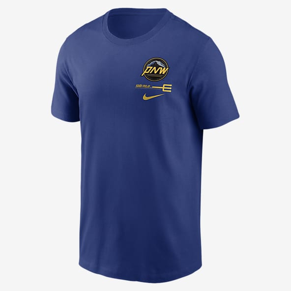 Nike Kansas City Royals Blue Breathe Short Sleeve T Shirt