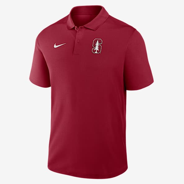 Stanford Primetime Victory Primary Logo Men's Nike Dri-FIT College Polo