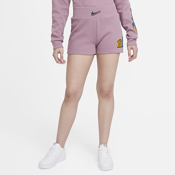 nike crop and short set