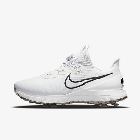 white nike air golf shoes