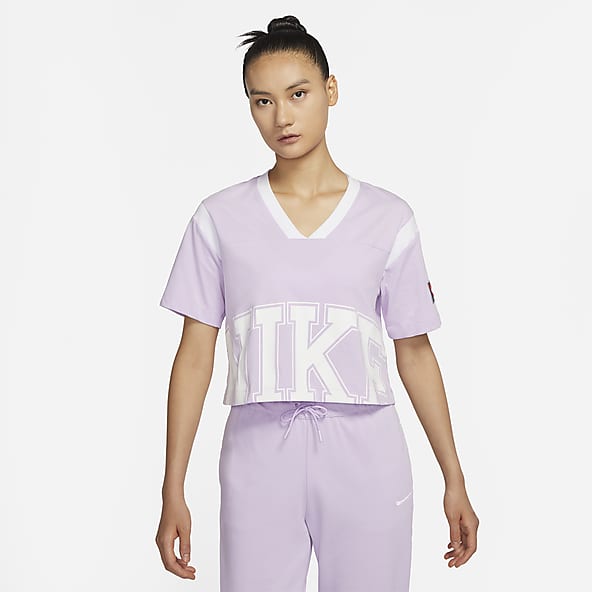 Womens Clothing Tops Short-sleeve tops Purple FEMILET Synthetic Sleepwear in Lilac 