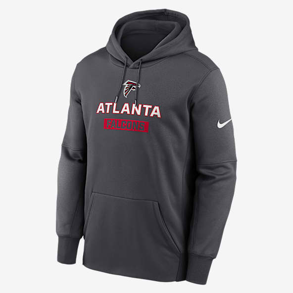 Atlanta Falcons Toss Sweep Sudadera con gorro sin cierre Nike Therma de la NFL para hombre