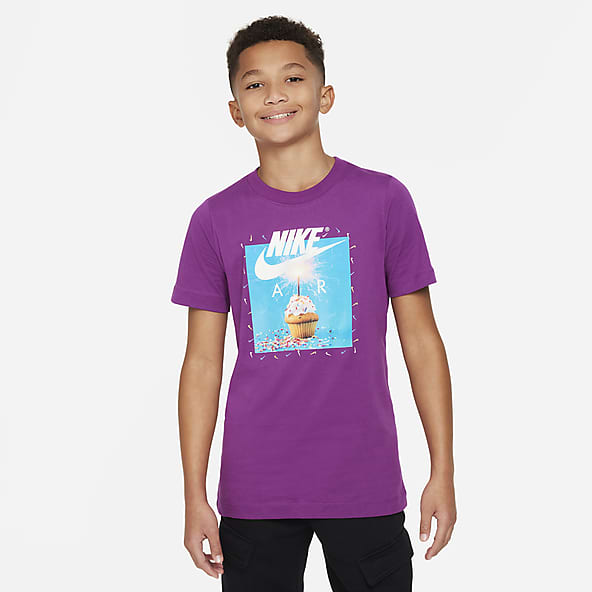 Girls purple best sale nike shirt