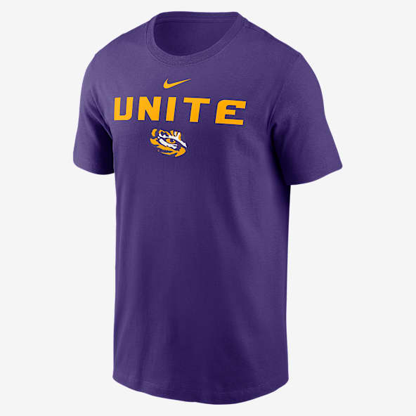 LSU Sideline Mantra Playera universitaria Nike Dri-FIT para hombre