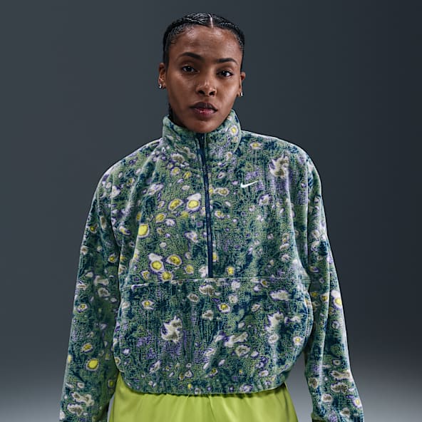 Nike One Women's Therma-FIT Oversized 1/2-Zip Fleece Top